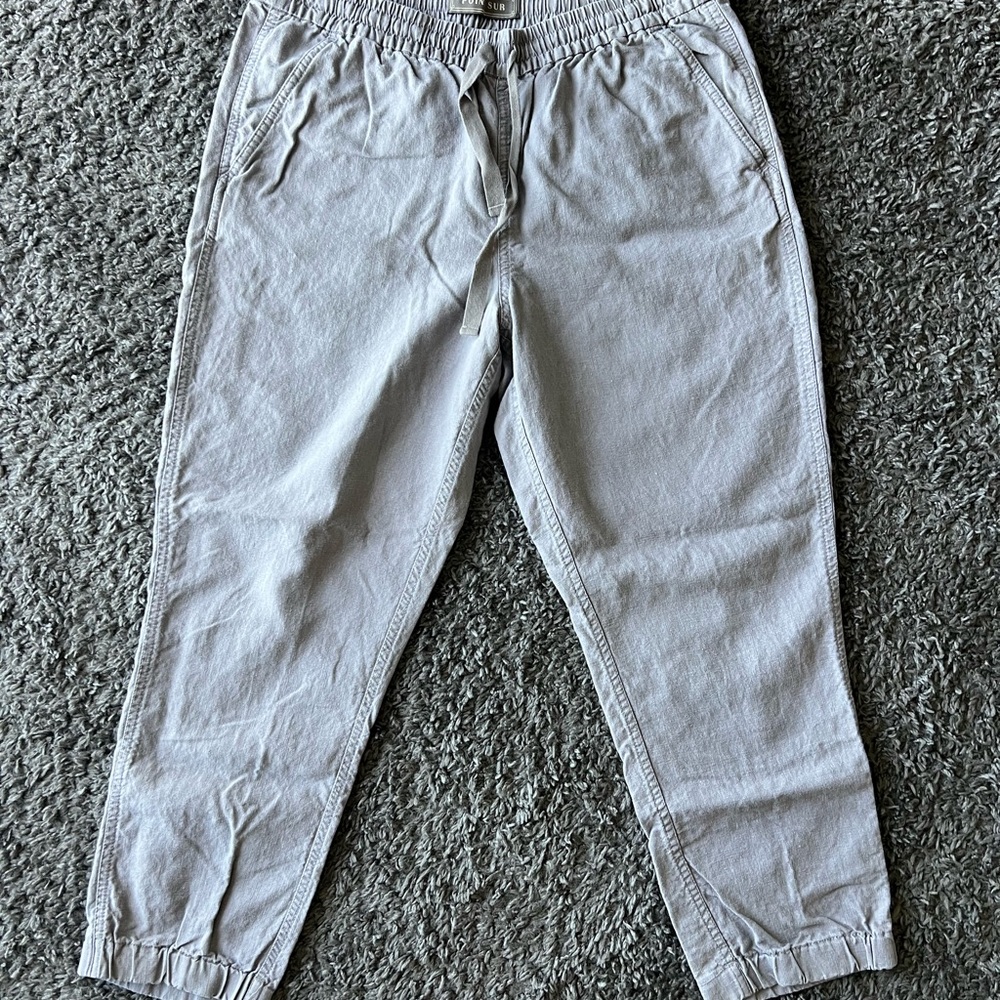 Gray Joggers with Slim Fit